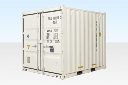 10ft x 8ft Shipping Container (One Trip) White (RAL 9003) - Buy Shipping Container