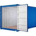 20ft Self Storage Container with Bamboo Floor – Blue (RAL 5010) - Buy Shipping Container