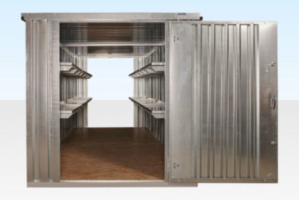 6M X 2.1M End Linked Flat Packed Container Bundle (Galvanised) - Buy Shipping Container