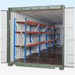 Adjustable, Heavy Duty Three Tier Container Racking (5 Bays) - Buy Shipping Container