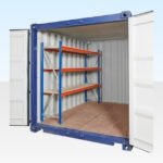 Adjustable, Heavy Duty Three Tier Container Racking (Single Bay) - Buy Shipping Container